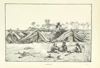 An illustration from The Wild Tribes of the Soudan. An account of travel and sport, chiefly in the Basé country, etc (1883)