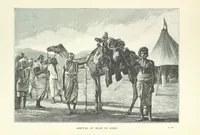 An illustration from The Wild Tribes of the Soudan. An account of travel and sport, chiefly in the Basé country, etc (1883)