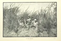 An illustration from The Wild Tribes of the Soudan. An account of travel and sport, chiefly in the Basé country, etc (1883)
