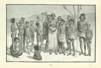 An illustration from The Wild Tribes of the Soudan. An account of travel and sport, chiefly in the Basé country, etc (1883)