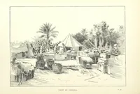 An illustration from The Wild Tribes of the Soudan. An account of travel and sport, chiefly in the Basé country, etc (1883)