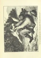 An illustration from With the Colours; or, the piping times of peace ... With illustrations by R. Simkin (1881)