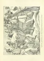 An illustration from With the Colours; or, the piping times of peace ... With illustrations by R. Simkin (1881)