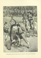 An illustration from With the Colours; or, the piping times of peace ... With illustrations by R. Simkin (1881)