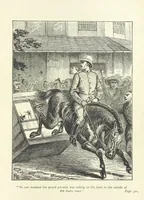 An illustration from With the Colours; or, the piping times of peace ... With illustrations by R. Simkin (1881)