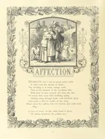 An illustration from The Nobility of Life, its graces and virtues, portrayed in prose and verse by the best writers. Selected and edited by L. Valentine. With twenty-four original pictures printed in colours, elaborate borders, etc (1869)
