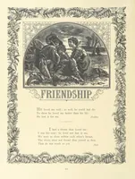 An illustration from The Nobility of Life, its graces and virtues, portrayed in prose and verse by the best writers. Selected and edited by L. Valentine. With twenty-four original pictures printed in colours, elaborate borders, etc (1869)