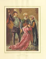 An illustration from The Nobility of Life, its graces and virtues, portrayed in prose and verse by the best writers. Selected and edited by L. Valentine. With twenty-four original pictures printed in colours, elaborate borders, etc (1869)