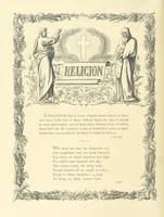 An illustration from The Nobility of Life, its graces and virtues, portrayed in prose and verse by the best writers. Selected and edited by L. Valentine. With twenty-four original pictures printed in colours, elaborate borders, etc (1869)