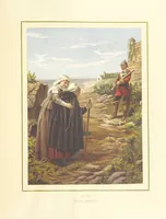 An illustration from The Nobility of Life, its graces and virtues, portrayed in prose and verse by the best writers. Selected and edited by L. Valentine. With twenty-four original pictures printed in colours, elaborate borders, etc (1869)