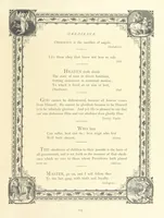 An illustration from The Nobility of Life, its graces and virtues, portrayed in prose and verse by the best writers. Selected and edited by L. Valentine. With twenty-four original pictures printed in colours, elaborate borders, etc (1869)