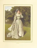 An illustration from The Nobility of Life, its graces and virtues, portrayed in prose and verse by the best writers. Selected and edited by L. Valentine. With twenty-four original pictures printed in colours, elaborate borders, etc (1869)