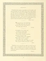 An illustration from The Nobility of Life, its graces and virtues, portrayed in prose and verse by the best writers. Selected and edited by L. Valentine. With twenty-four original pictures printed in colours, elaborate borders, etc (1869)