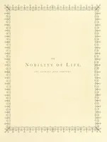 An illustration from The Nobility of Life, its graces and virtues, portrayed in prose and verse by the best writers. Selected and edited by L. Valentine. With twenty-four original pictures printed in colours, elaborate borders, etc (1869)