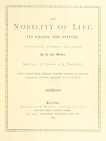 An illustration from The Nobility of Life, its graces and virtues, portrayed in prose and verse by the best writers. Selected and edited by L. Valentine. With twenty-four original pictures printed in colours, elaborate borders, etc (1869)