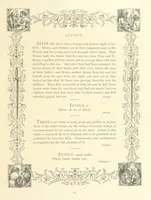 An illustration from The Nobility of Life, its graces and virtues, portrayed in prose and verse by the best writers. Selected and edited by L. Valentine. With twenty-four original pictures printed in colours, elaborate borders, etc (1869)
