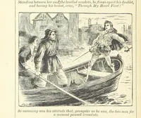An illustration from Through my Heart first. [A novel.] With ... illustrations, etc (1888)