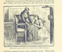 An illustration from Through my Heart first. [A novel.] With ... illustrations, etc (1888)