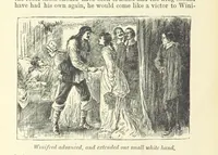 An illustration from Through my Heart first. [A novel.] With ... illustrations, etc (1888)