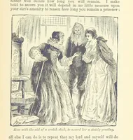 An illustration from Through my Heart first. [A novel.] With ... illustrations, etc (1888)