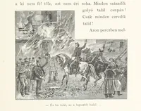 An illustration from Csataképek a magyar szabadságharczból ... Kimnach László rajzai után készült fametszetekkel. Hatodik illusztrált díszkiadás (1899)