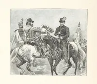 An illustration from Csataképek a magyar szabadságharczból ... Kimnach László rajzai után készült fametszetekkel. Hatodik illusztrált díszkiadás (1899)