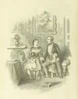 An illustration from The Lass and the Lady; or, Love's ladder. A tale of thrilling interest. [Completed by Thomas Frost. With plates (1855)