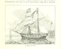 An illustration from Ships, Sailors, and the Sea, etc (1887)