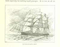 An illustration from Ships, Sailors, and the Sea, etc (1887)