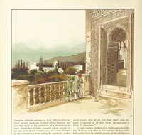 An illustration from A Journey round the World. With illustrations by C. Marr (1888)