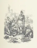 An illustration from Histoire de Belgique depuis les temps primitits jusqu'à nos jours. [With coloured illustrations (1895)
