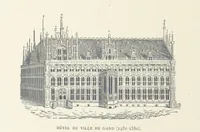 An illustration from Histoire de Belgique depuis les temps primitits jusqu'à nos jours. [With coloured illustrations (1895)