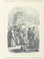 An illustration from Histoire de Belgique depuis les temps primitits jusqu'à nos jours. [With coloured illustrations (1895)