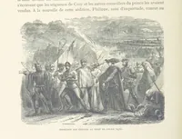 An illustration from Histoire de Belgique depuis les temps primitits jusqu'à nos jours. [With coloured illustrations (1895)