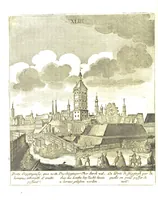 An illustration from Die Schönheiten der Königl. Kreisstadt Augsburg und deren Umgebungen, in 49 bildlichen Vorstellungen, mit Beschreibung von G. H. K (1819)
