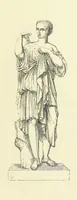 An illustration from The Poetical Works of John Keats. With a memoir by Richard Monckton Milnes. Illustrated by 120 designs, original and from the antique, drawn on wood by George Scharf, Jun (1854)