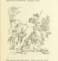 Picture 21 of 101 from The Poetical Works of John Keats. With a memoir by Richard Monckton Milnes. Illustrated by 120 designs, original and from the antique, drawn on wood by George Scharf, Jun (1854), leaf 123