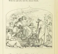 Picture 39 of 101 from The Poetical Works of John Keats. With a memoir by Richard Monckton Milnes. Illustrated by 120 designs, original and from the antique, drawn on wood by George Scharf, Jun (1854), leaf 244