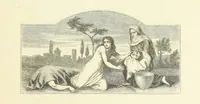 Picture 46 of 101 from The Poetical Works of John Keats. With a memoir by Richard Monckton Milnes. Illustrated by 120 designs, original and from the antique, drawn on wood by George Scharf, Jun (1854), leaf 267