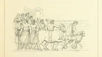 Picture 84 of 101 from The Poetical Works of John Keats. With a memoir by Richard Monckton Milnes. Illustrated by 120 designs, original and from the antique, drawn on wood by George Scharf, Jun (1854), leaf 373