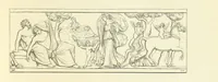 Picture 9 of 101 from The Poetical Works of John Keats. With a memoir by Richard Monckton Milnes. Illustrated by 120 designs, original and from the antique, drawn on wood by George Scharf, Jun (1854), leaf 65