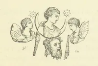 Picture 12 of 101 from The Poetical Works of John Keats. With a memoir by Richard Monckton Milnes. Illustrated by 120 designs, original and from the antique, drawn on wood by George Scharf, Jun (1854), leaf 67