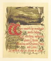 Picture 6 of 15 from Keble's Evening Hymn [from the “Christian Year”], illustrated by E. Waring (1865), leaf 27