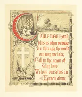 An illustration from Keble's Evening Hymn [from the “Christian Year”], illustrated by E. Waring (1865)