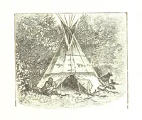 An illustration from The Young Ranchmen; or, Perils of Pioneering in the Wild West ... Illustrated by Walter S. Stacey (1891)