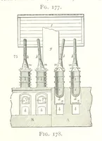 An illustration from A practical Treatise on Metallurgy, adapted from the last German edition of Professor K.'s Metallurgy, by W. Crookes and E. Röhrig ... Illustrated, etc (1868)