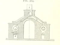 An illustration from A practical Treatise on Metallurgy, adapted from the last German edition of Professor K.'s Metallurgy, by W. Crookes and E. Röhrig ... Illustrated, etc (1868)