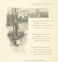 An illustration from The King's Highway, daily texts & hymns for a month. Illustrated by F. Hines (1890)