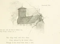 An illustration from The King's Highway, daily texts & hymns for a month. Illustrated by F. Hines (1890)