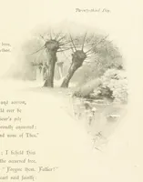 An illustration from The King's Highway, daily texts & hymns for a month. Illustrated by F. Hines (1890)